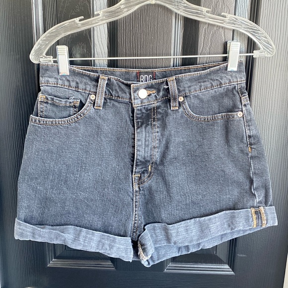 Grey/black High-waisted BDG denim shorts (urban outfitters)-Size 28 - Picture 1 of 5